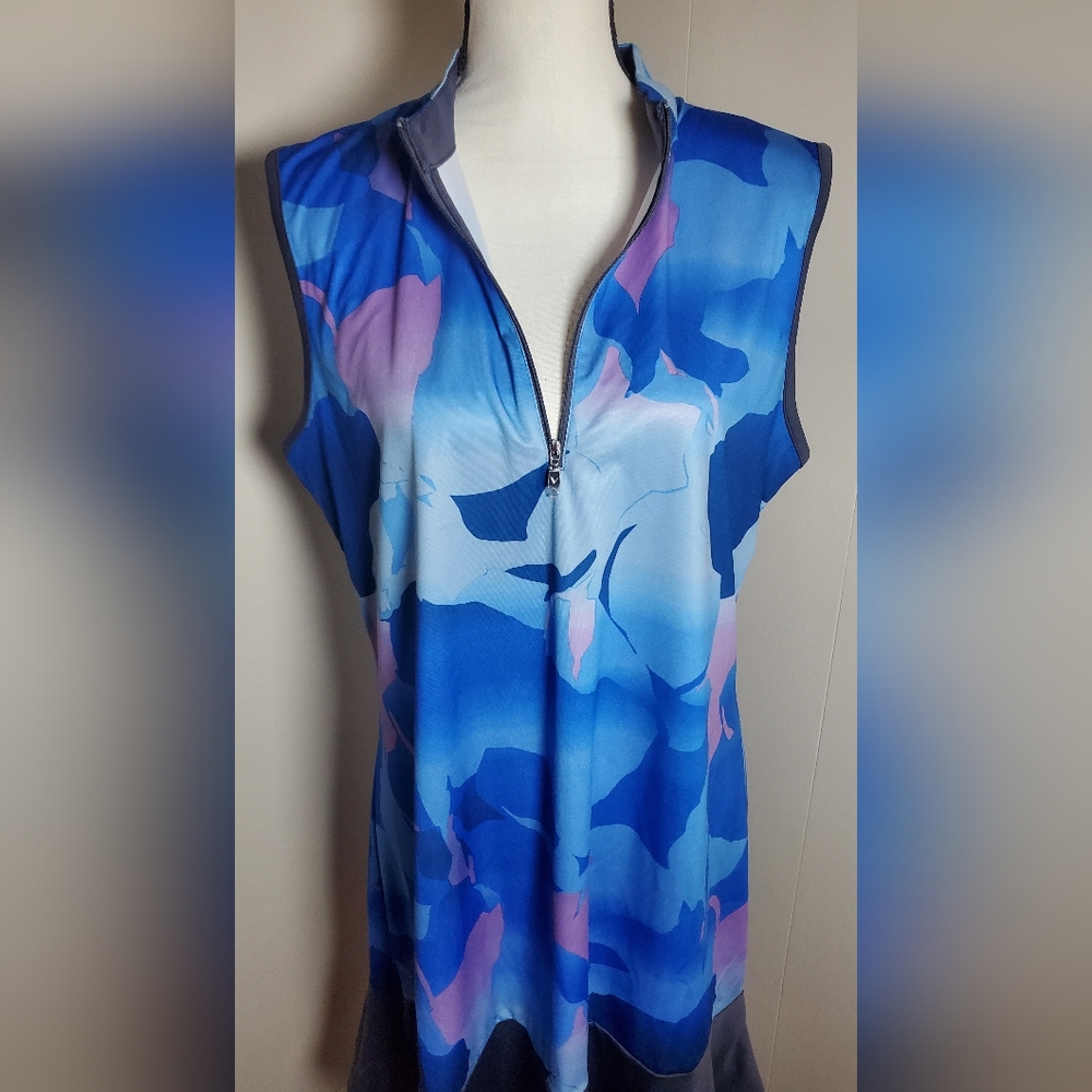 Callaway Golf XL NWT Blue Sea Star Opti Dry Athletic Dress‎ - Picture 8 of 14